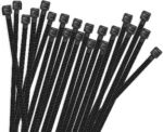 HMROPE 100Pcs Cable Zip Ties Heavy Duty 8 Inch, Premium Plastic Wire Ties with 5