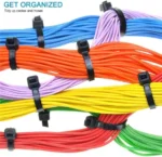 HMROPE 100Pcs Cable Zip Ties Heavy Duty 8 Inch, Premium Plastic Wire Ties with 5 - Image 6